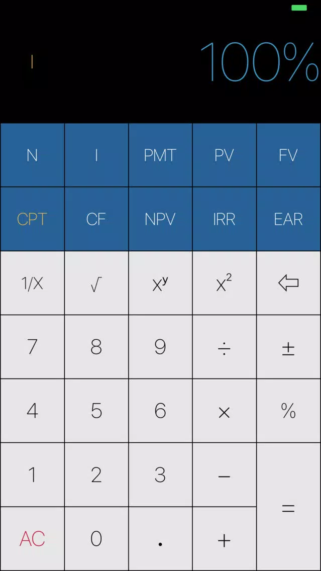 Screenshot di FinancialCal TVM
