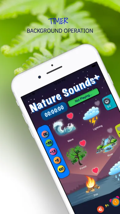 ภาพหน้าจอของ Nature Sounds +