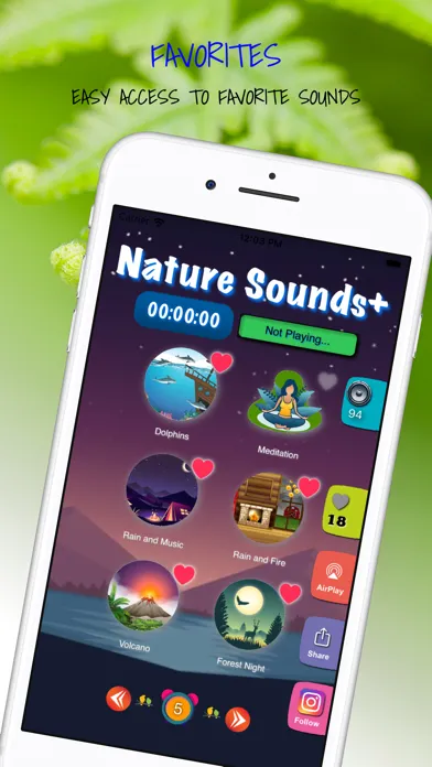ภาพหน้าจอของ Nature Sounds +