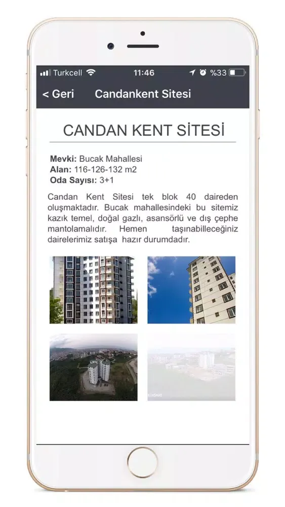 Captures d'écran de Selçuk İnşaat