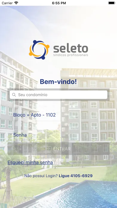 Tangkapan skrin Seleto Síndicos