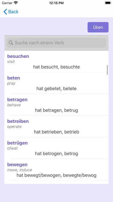 صور German Verbs Past Prepositions