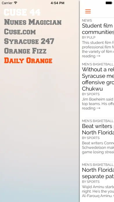 CUSE 44 - Sports News for Syracuse University سکرین شاٹس