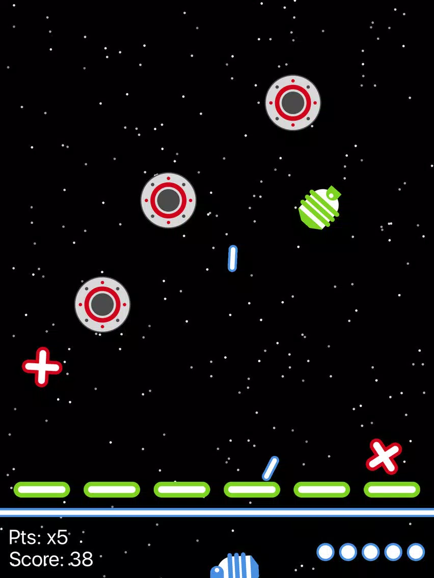 Tangkapan skrin UFO Blaster - Space Invasion iPad 