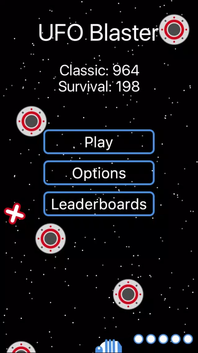 Tangkapan skrin UFO Blaster - Space Invasion