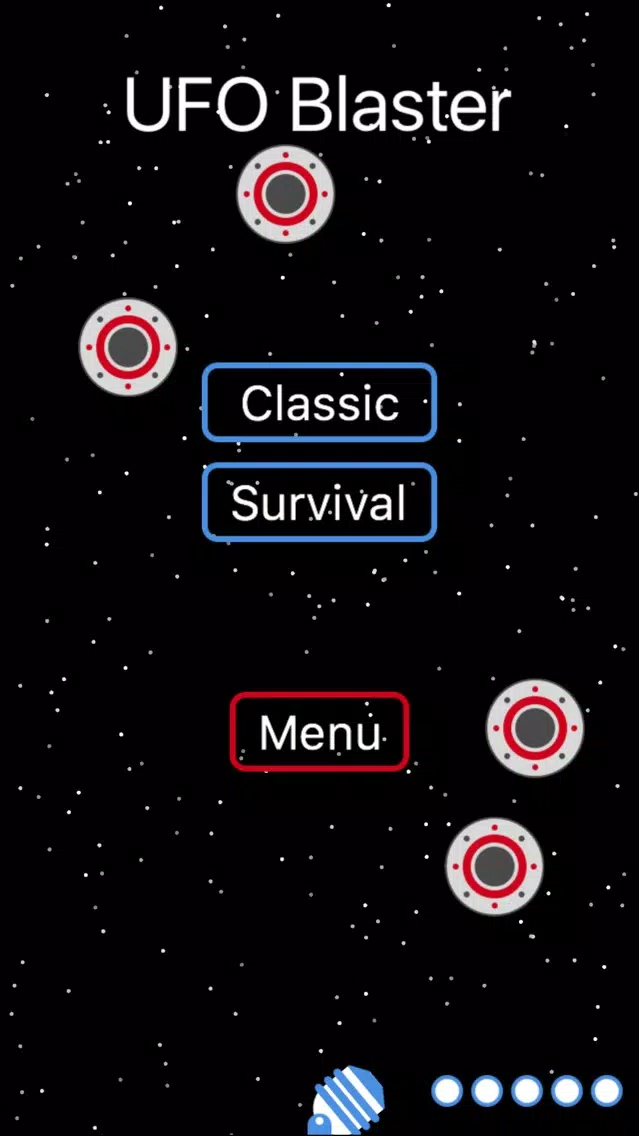 Tangkapan skrin UFO Blaster - Space Invasion