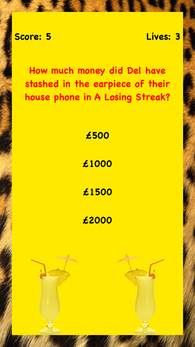 Capturas de tela do Only Fools And Horses Quiz
