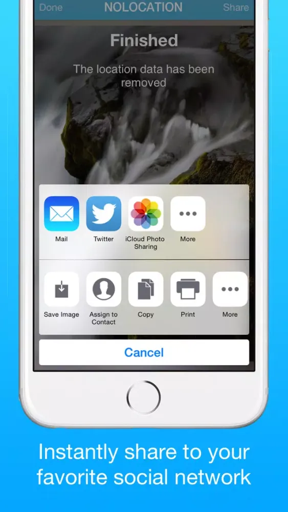NoLocation - Remove exif data from photos应用截图