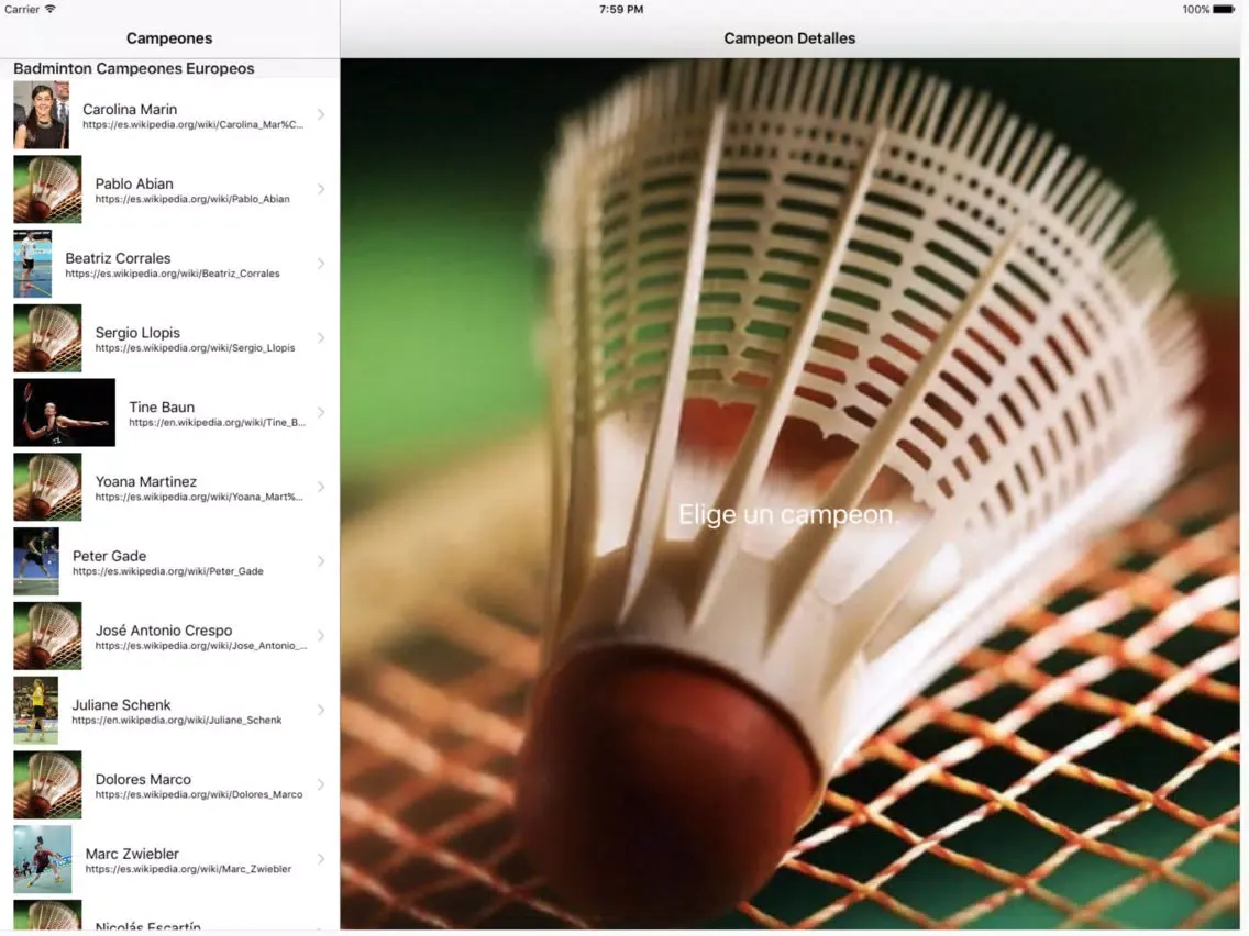 Capturas de tela do Badminton Campeones Free iPad 