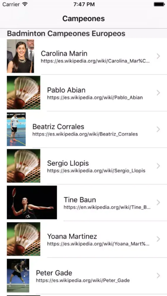 Capturas de tela do Badminton Campeones Free