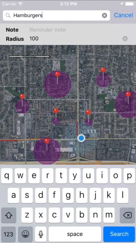 Captures d'écran de Easy Location Reminder Clear