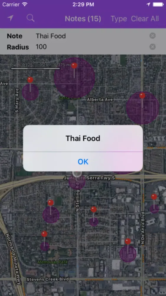 Captures d'écran de Easy Location Reminder Clear