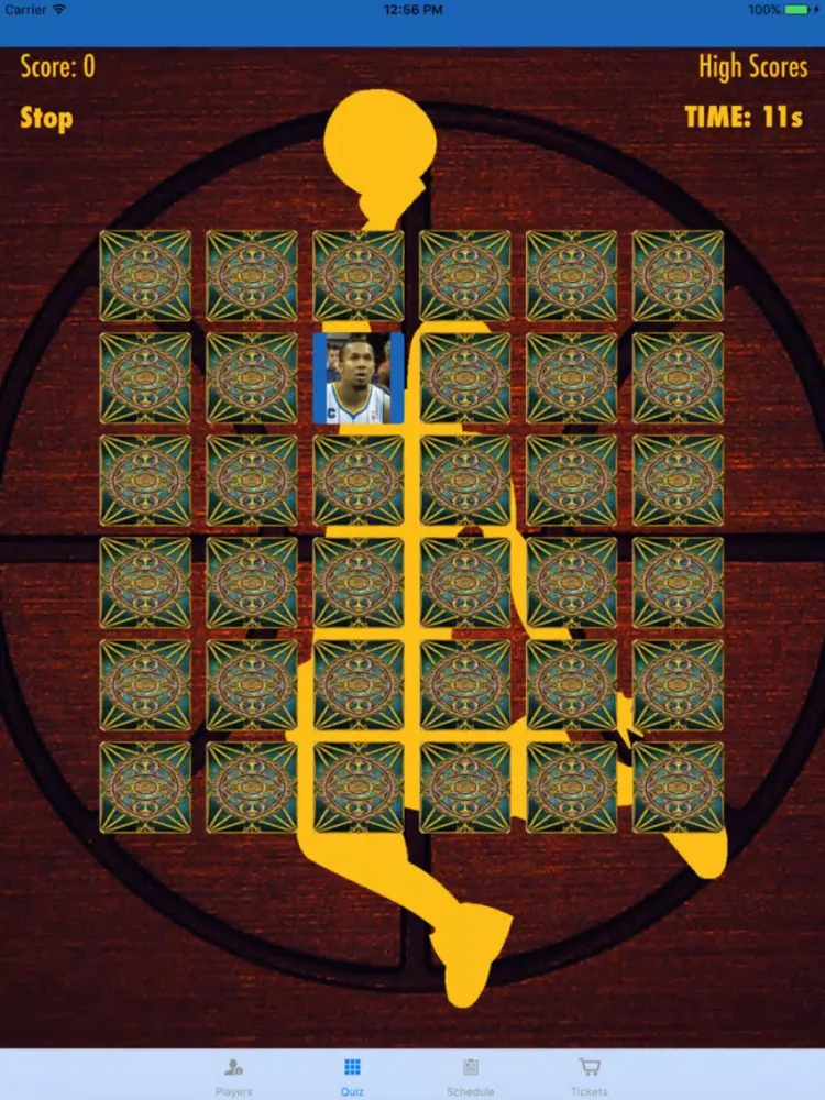 Ảnh chụp màn hình của Golden State Basketball Team Information iPad 
