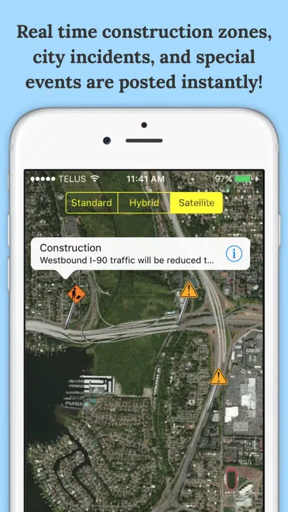 Washington Traffic: Eye In The Sky应用截图