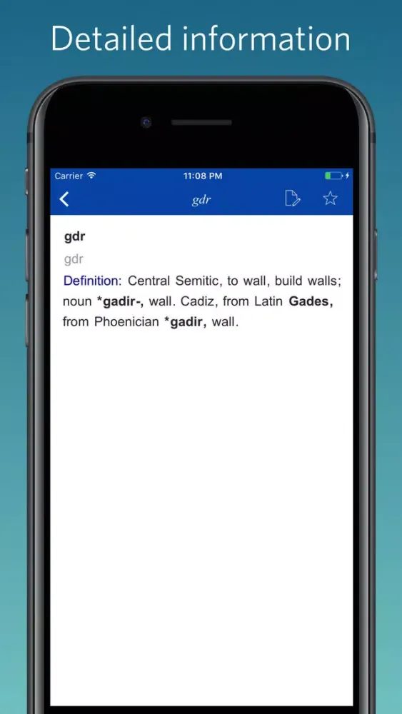 Capturas de pantalla de Semitic Root Dictionary