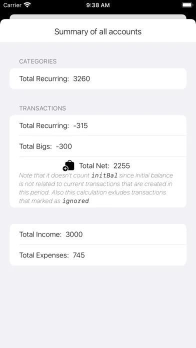 Money Budger Screenshots