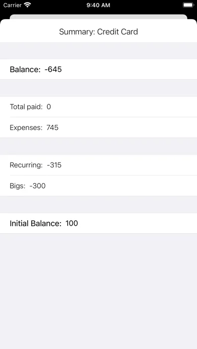 Money Budger Screenshots