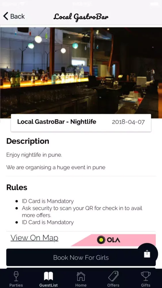 OnDaGo Nightlife and Parties স্ক্রিনশট