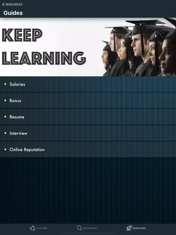 ภาพหน้าจอของ Job Search JobCorner iPad 