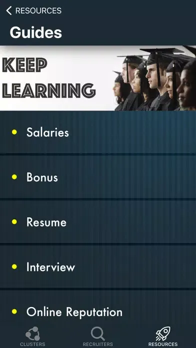 ภาพหน้าจอของ Job Search JobCorner