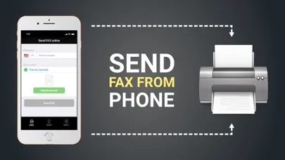 Capturas de tela do FAX online - Send FAX online