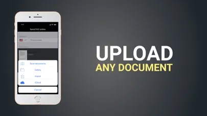 Capturas de tela do FAX online - Send FAX online
