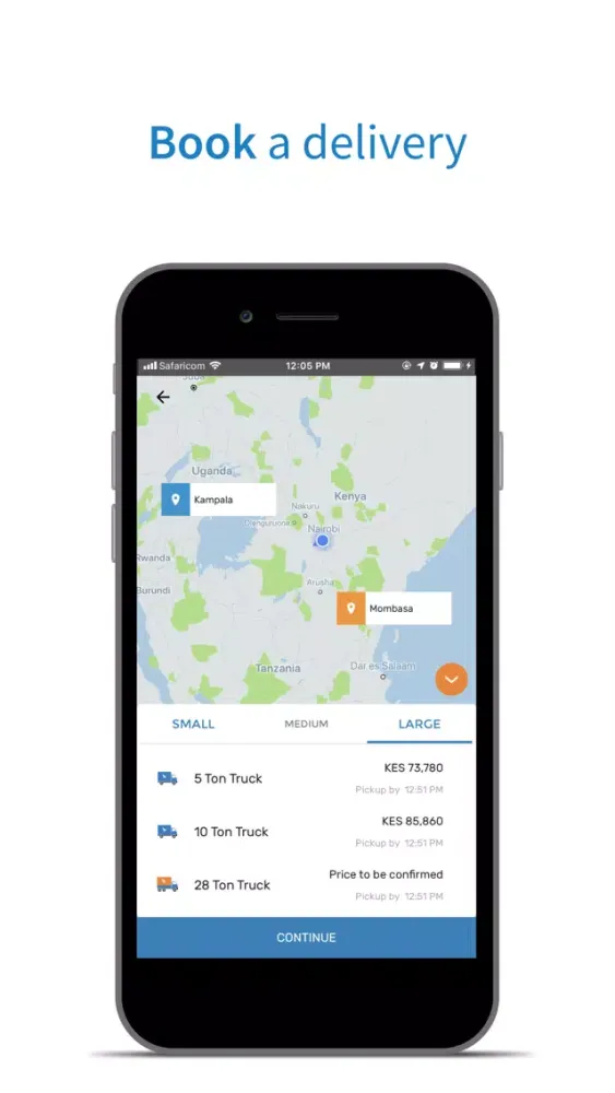 Zrzuty ekranu Sendy Transport