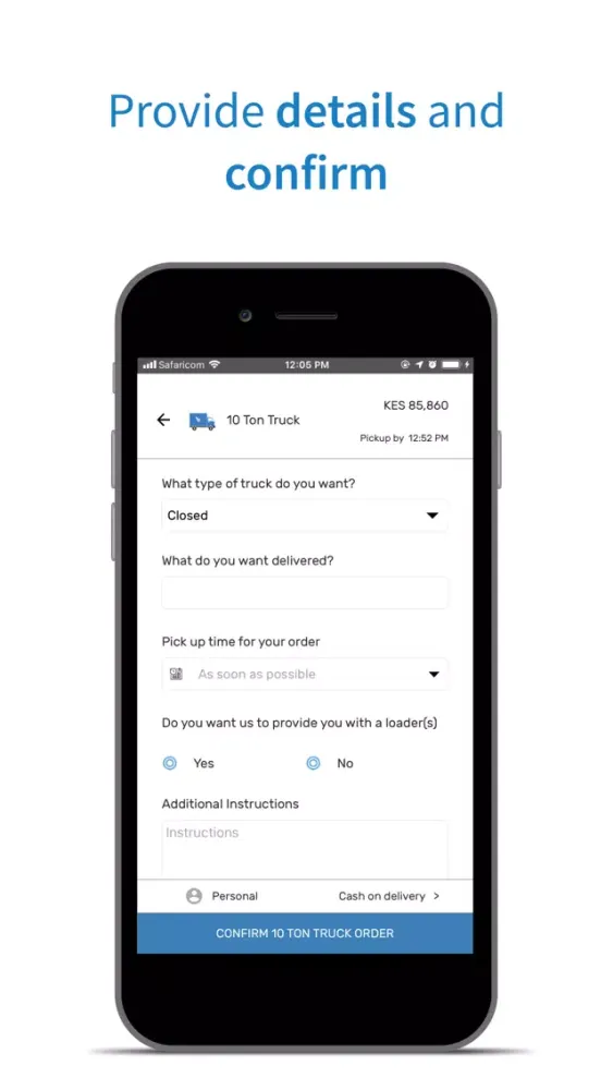 Zrzuty ekranu Sendy Transport