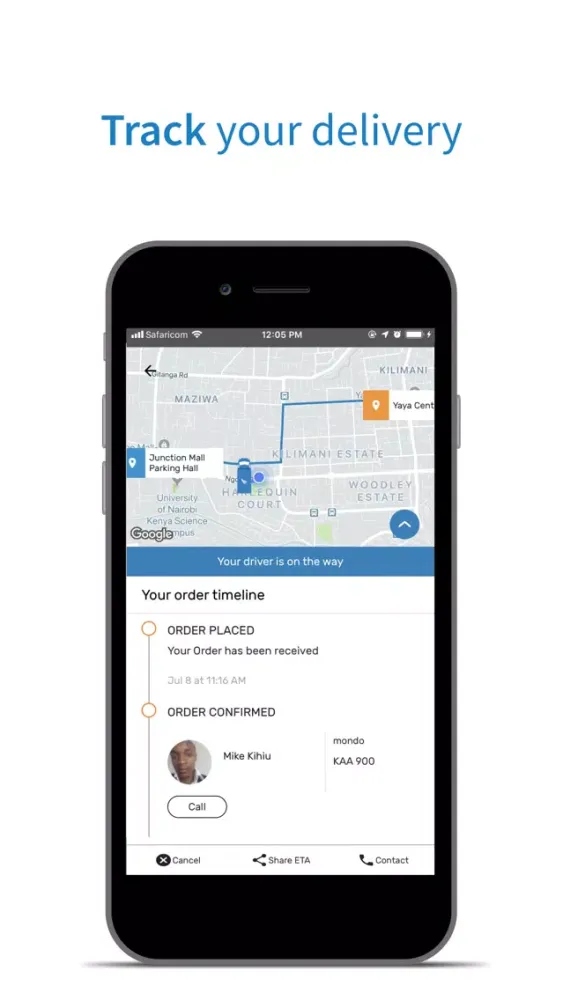 Zrzuty ekranu Sendy Transport