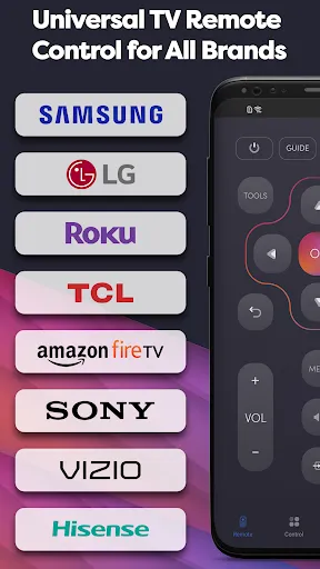 Universal TV Remote Control Screenshots