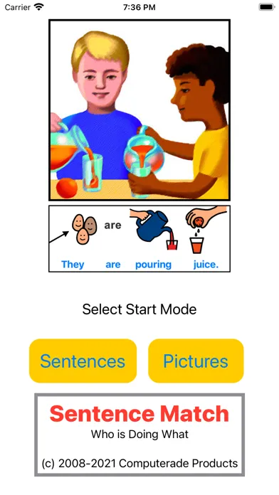 صور Sentence Match: WHOisDOingWHAT