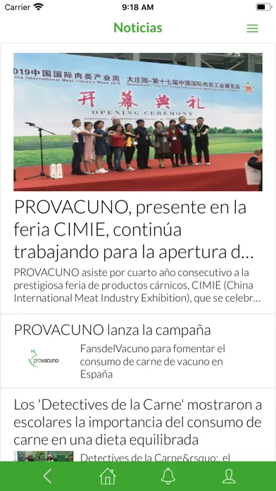 Zrzuty ekranu Provacuno