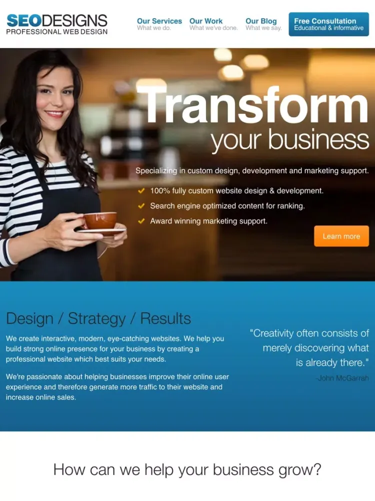 SEO Designs iPad  Screenshots