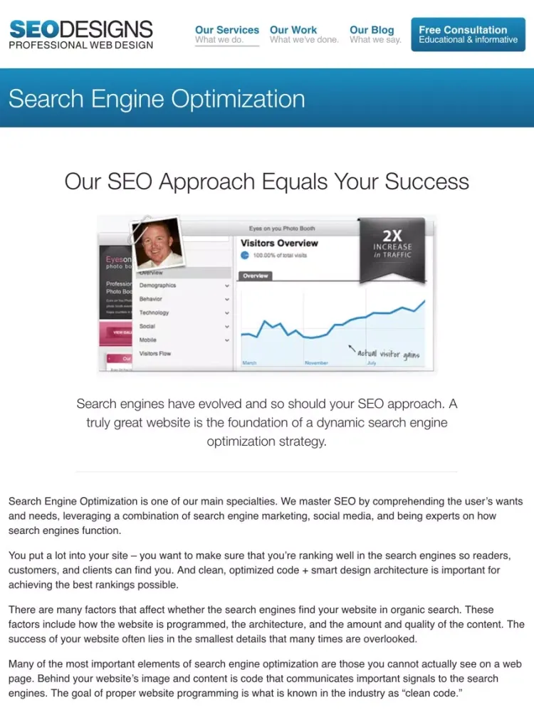 SEO Designs iPad  Screenshots