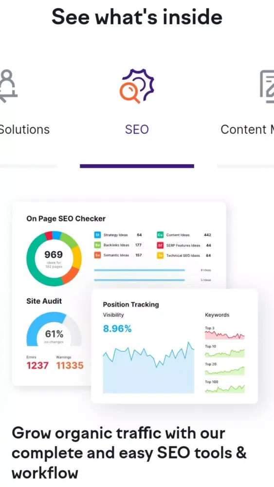 Скриншоты SEO Tools