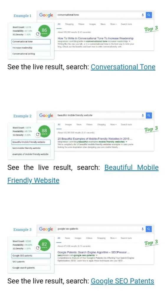 Скриншоты SEO Tools
