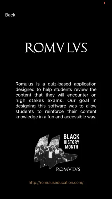 Captures d'écran de Black History Month