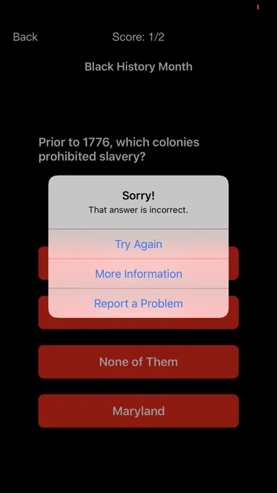 Captures d'écran de Black History Month