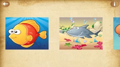 Marine Animals Puzzles  - Learning kids games 스크린샷