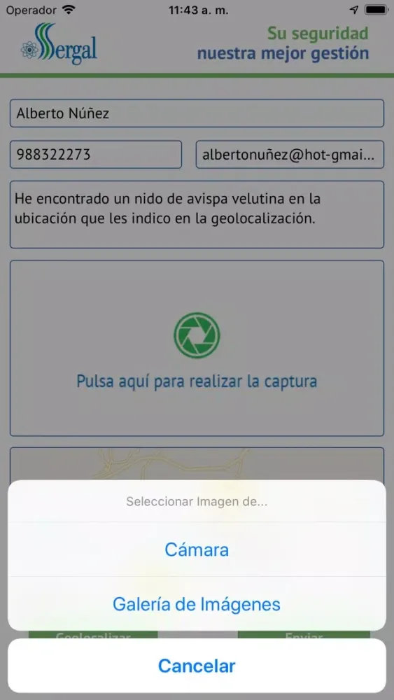 Capturas de pantalla de Sergal