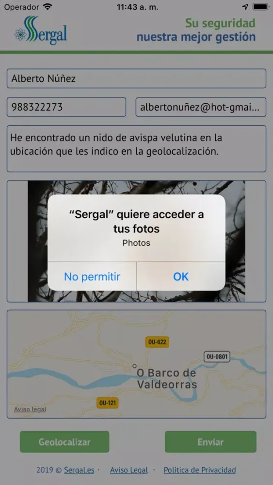 Capturas de pantalla de Sergal