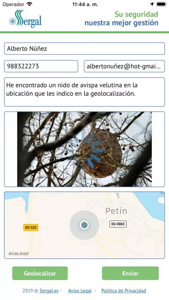 Capturas de pantalla de Sergal