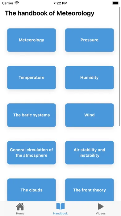 Capturas de tela do Marine meteorology