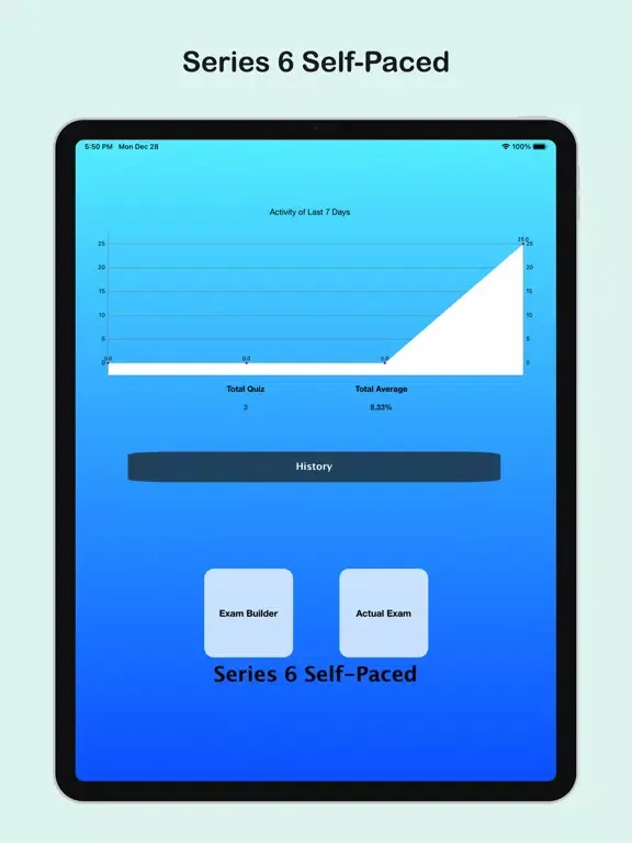 Tangkapan skrin Series 6 Self-Paced iPad 