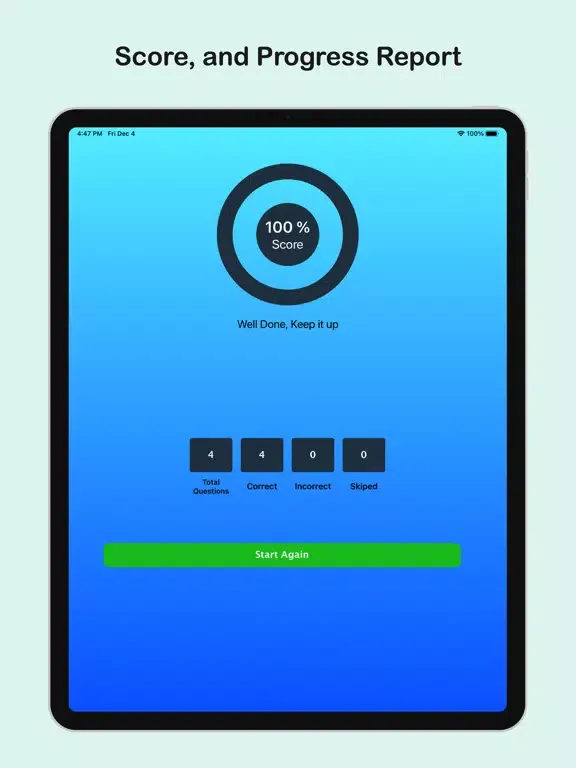 Tangkapan skrin Series 6 Self-Paced iPad 