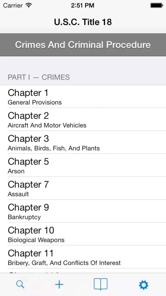 U.S.C. Title 18 - Crimes And Criminal Procedure স্ক্রিনশট