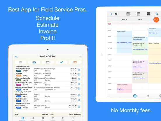 Service Call Pro Work Orders + iPad 应用截图