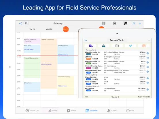 Service Tech Work Orders Plus iPad  スクリーンショット