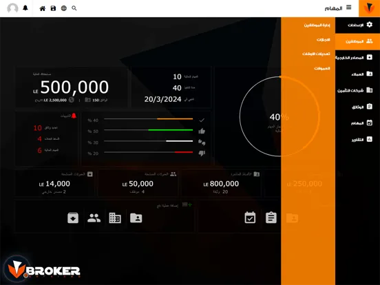 eBroker system iPad 应用截图
