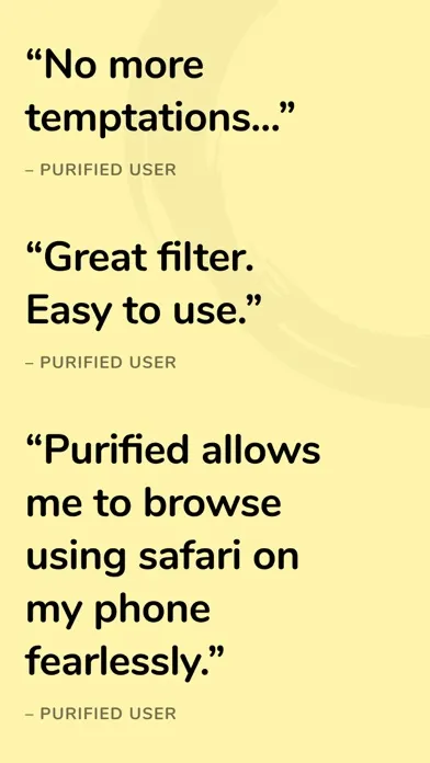 Tangkapan skrin Purified Porn Filter